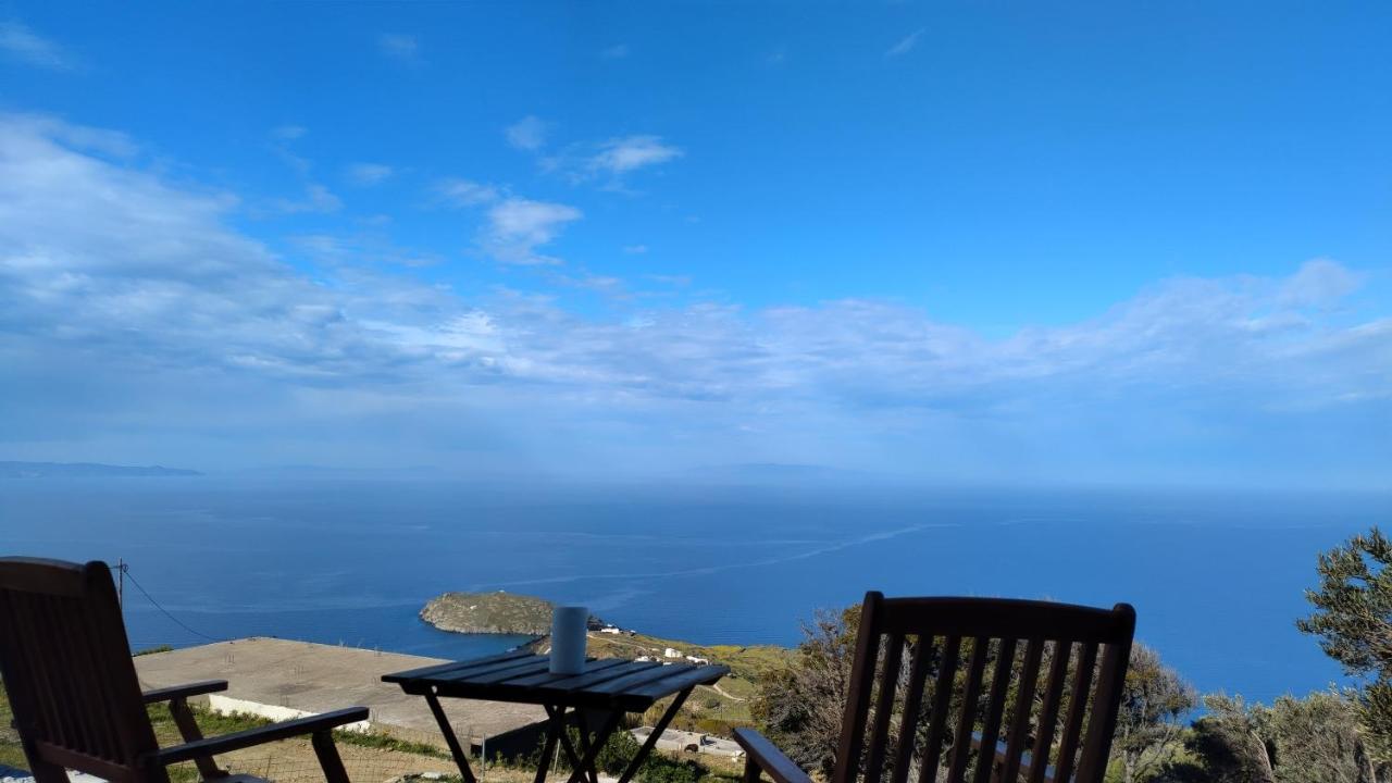 Aegean Deep Blue Andros Ano Aprovato Appartement Buitenkant foto